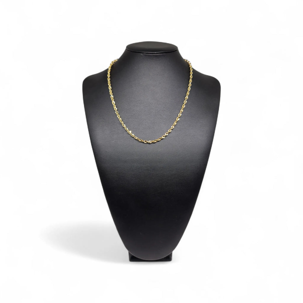 Collana uomo in oro 18kt stile america 45 cm