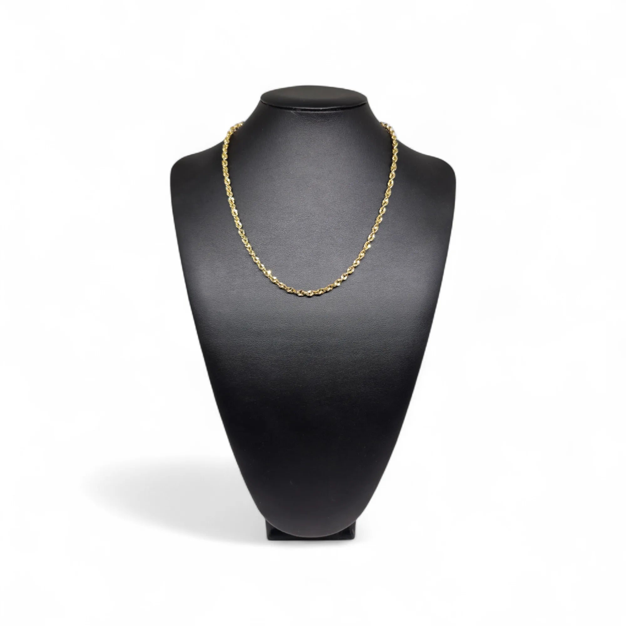 Collana uomo in oro 18kt stile america 45 cm