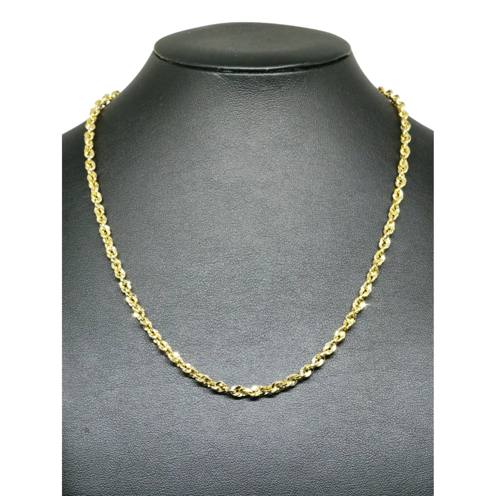 Collana uomo in oro 18kt stile america 45 cm