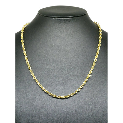 Collier homme en or 18 carats style américain 45 cm