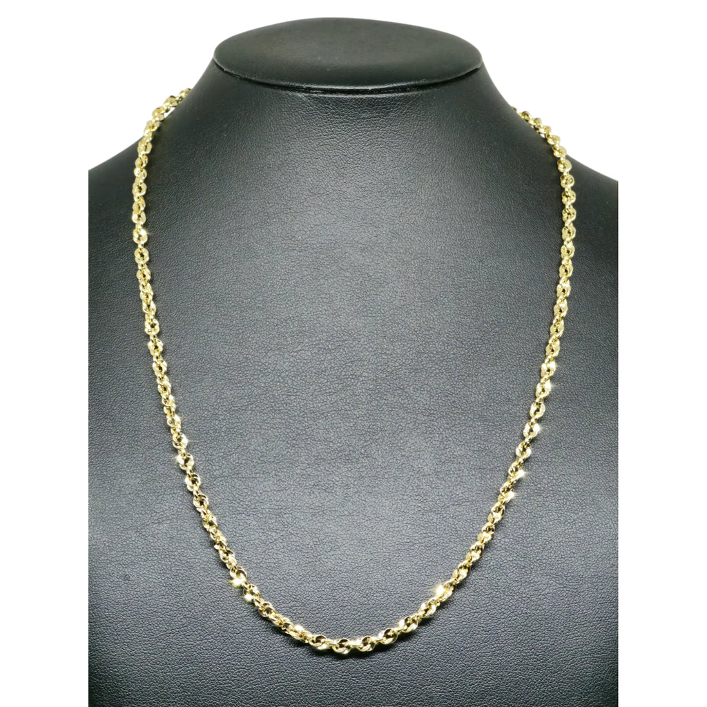 Collana Uomo Oro Giallo 18kt Stile America - Catena Massiccia Oro 750