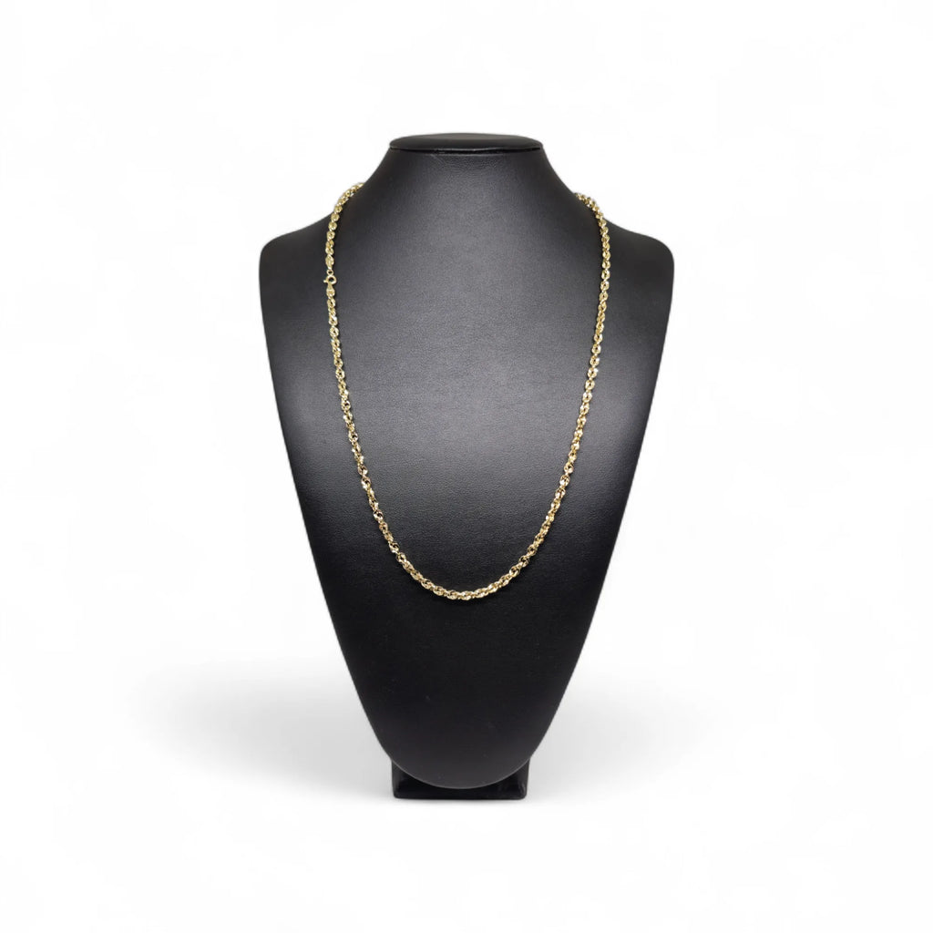Collana Uomo Oro Giallo 18kt Stile America - Catena Massiccia Oro 750 60 cm