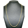 Collana Uomo Oro Giallo 18kt Stile America - Catena Massiccia Oro 750 60 cm