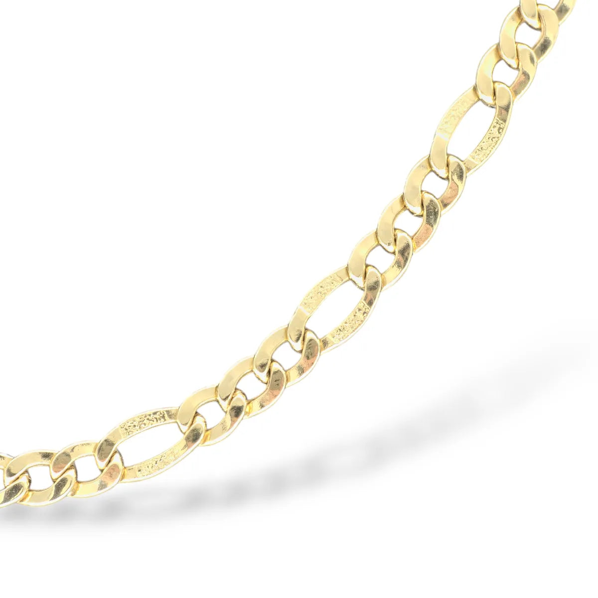 Collana uomo maglia figaro in Oro giallo 18KT
