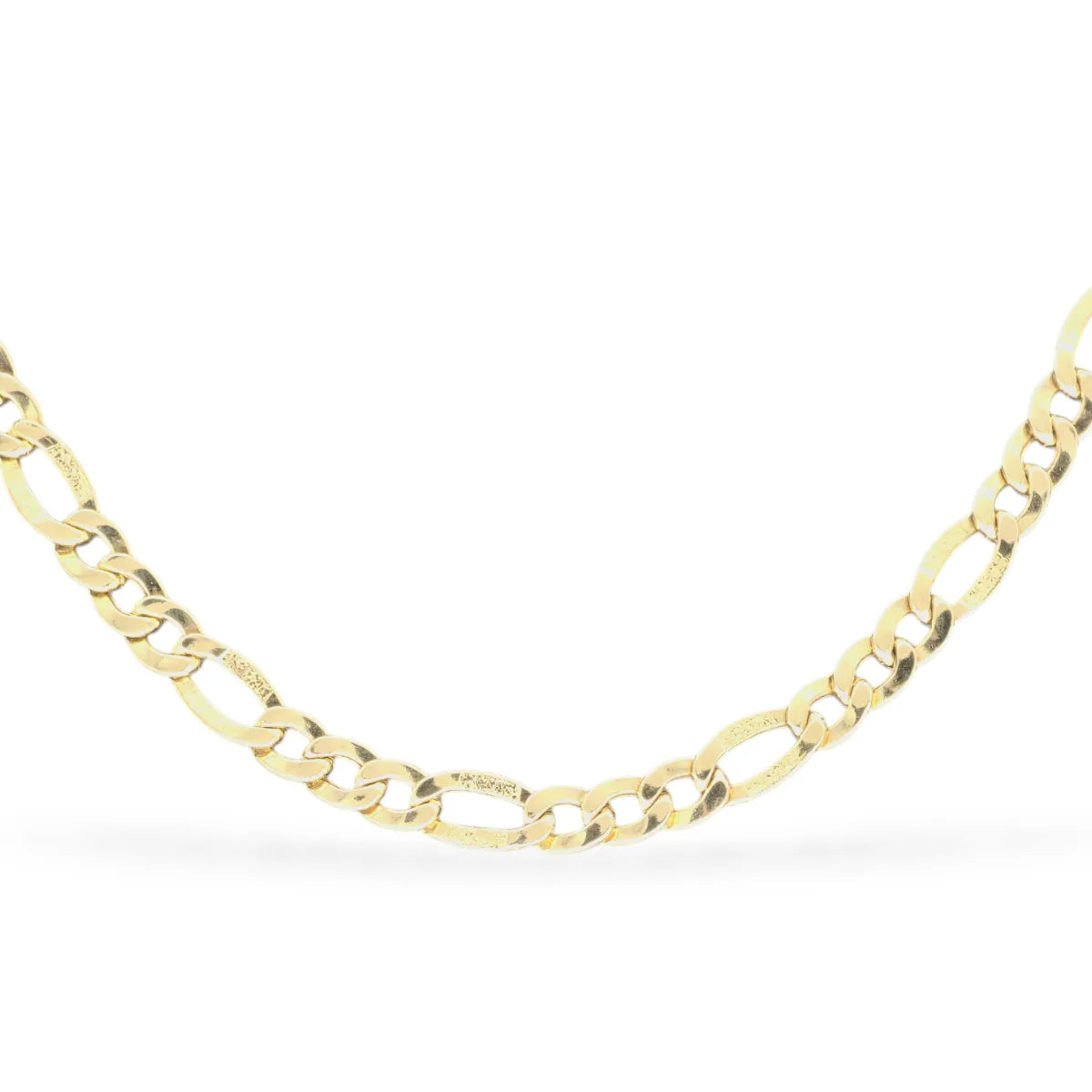 Collana uomo maglia figaro in Oro giallo 18KT