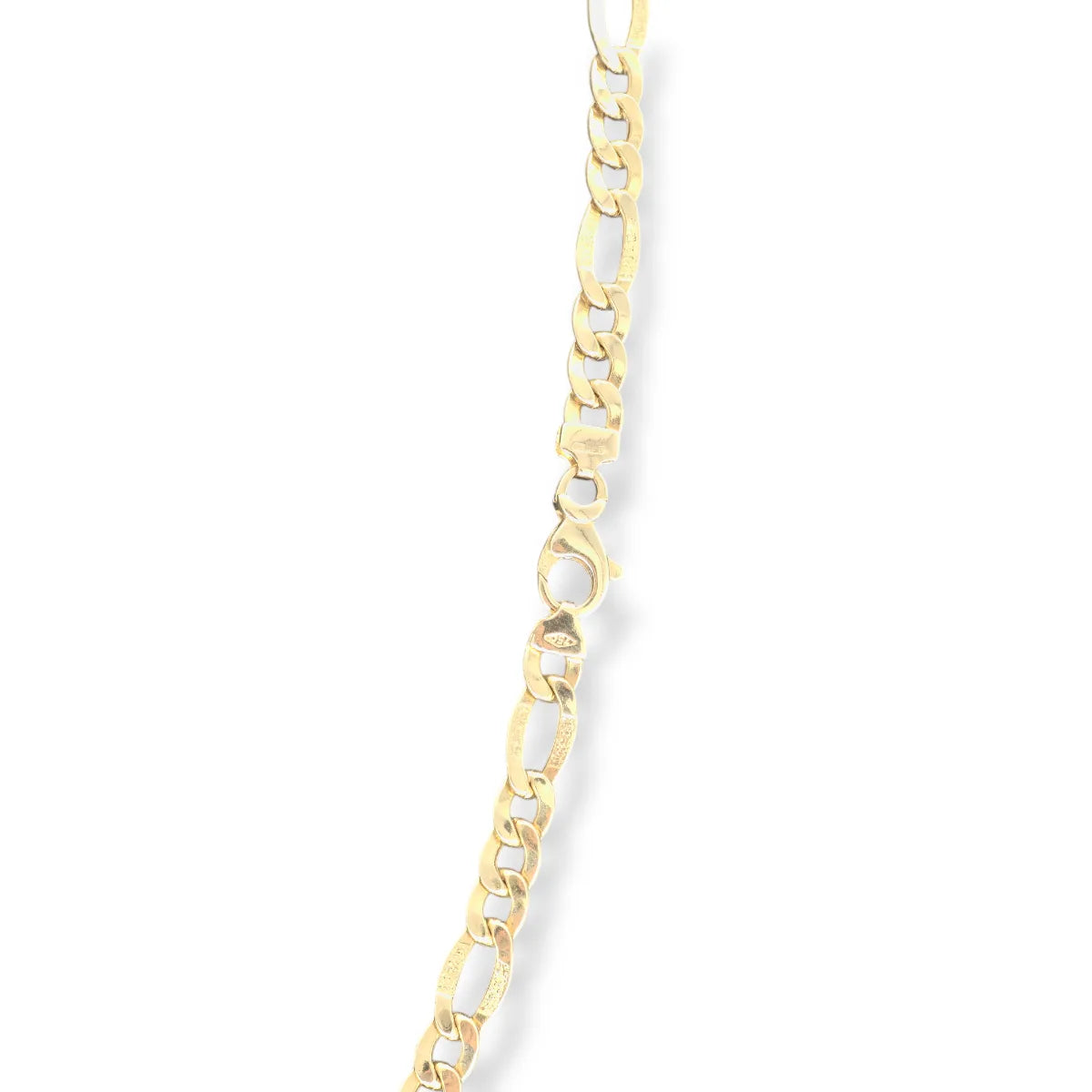 Collana uomo maglia figaro in Oro giallo 18KT
