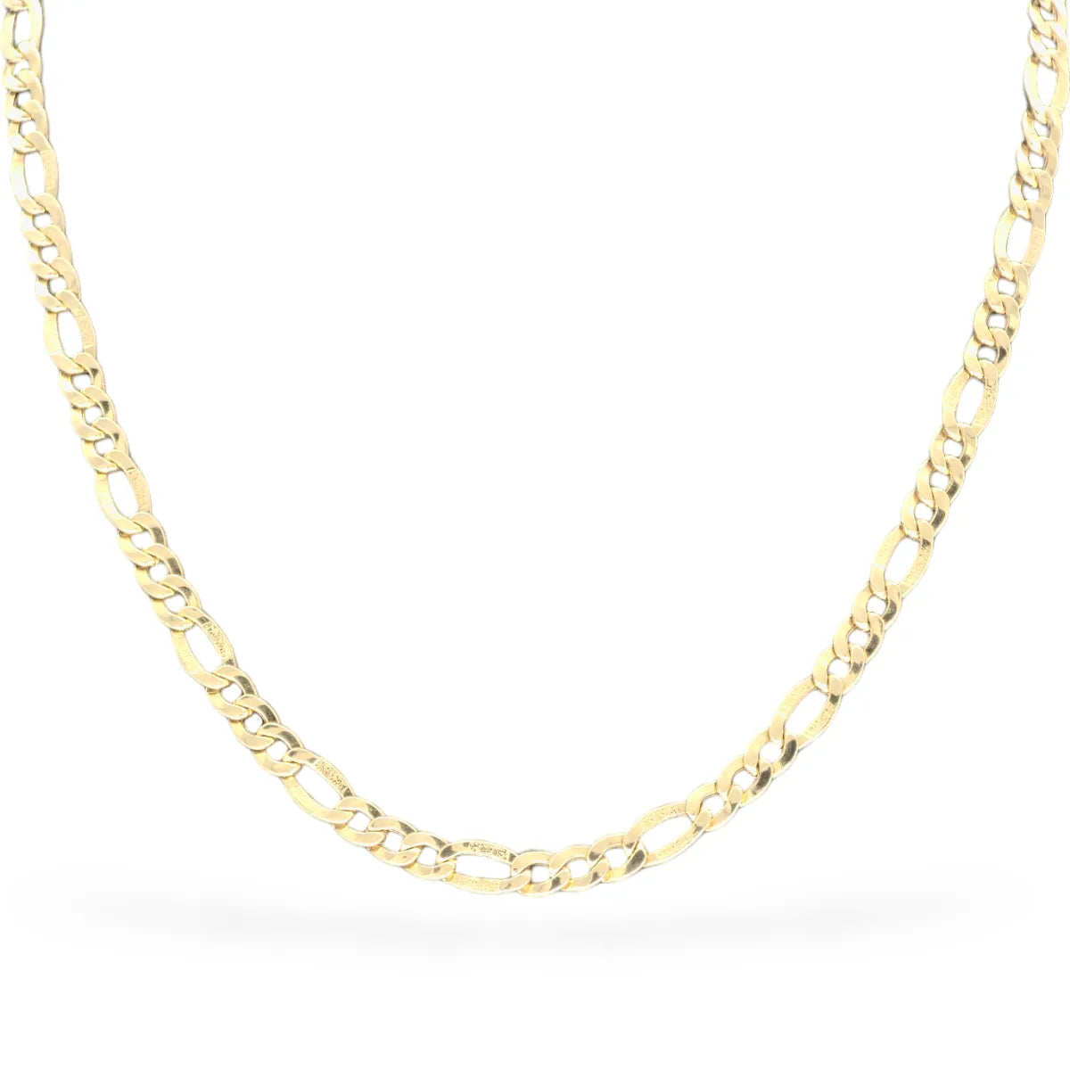 Collana uomo maglia figaro in Oro giallo 18KT