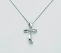 Collier croce in oro e diamanti Yukiko cld4229y
