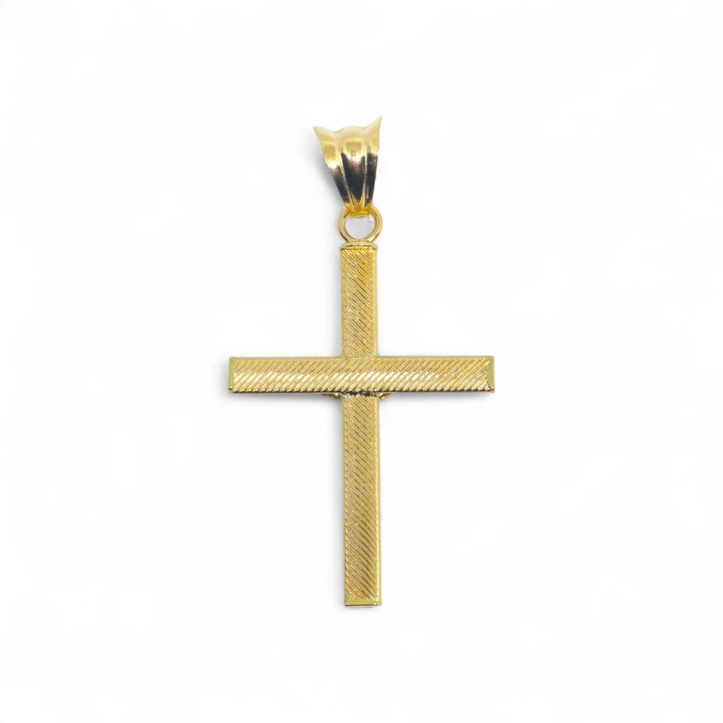 Großes Kreuz aus 18 Karat Gelbgold mit Christusfigur