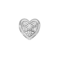 Cuore Bombato in oro bianco e diamanti Elements (Donnaoro) DCHF3447.003