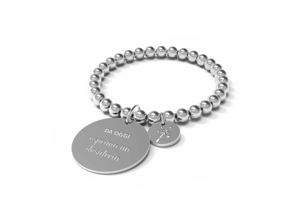 DA OGGI esprimo un desiderio 10Buoni Propositi bracciale donna