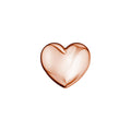 Charm donna Donnaoro cuore semplice in oro rosa bombato dchf9866