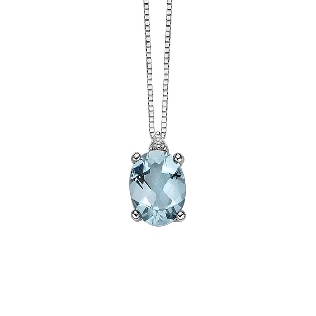 Anhänger Frauengold aus Gold und Aquamarin DHPA7180.002