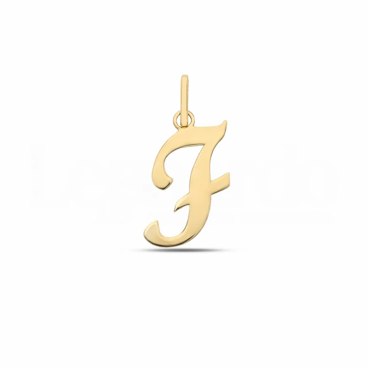 Pendente Letterina in Oro giallo 18 Carati