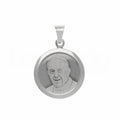 Pendente sacro con Papa Francesco in oro 18 carati