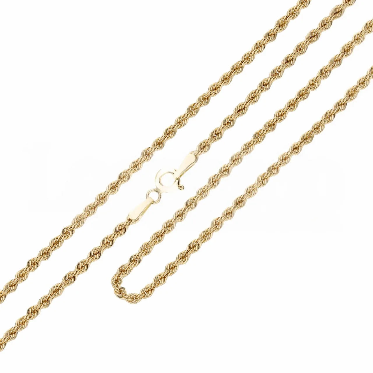 Halskette aus 18 Karat Gelbgold, Modell Funetta, 50 cm, Unisex