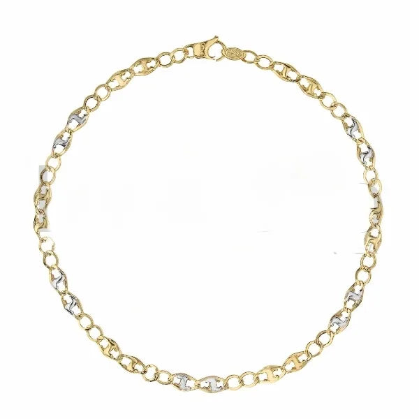 Bracciale micro da uomo in Oro 18 Carati