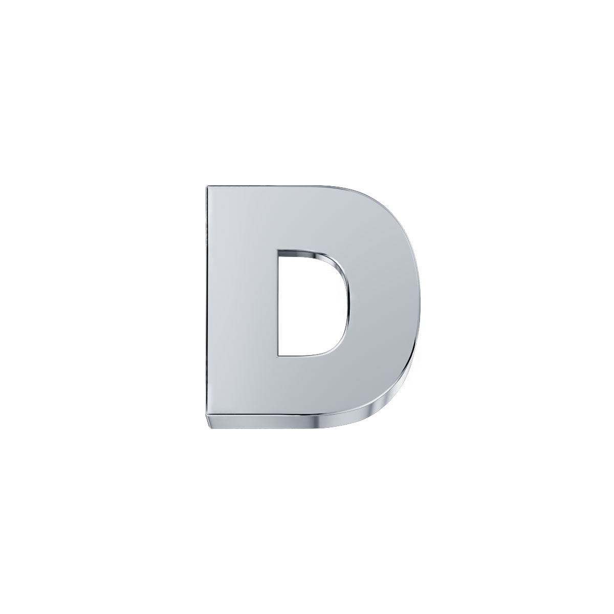 Elemento lettera D in oro bianco Elements (DonnaOro) – DCHFD3320