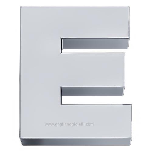 Elemento lettera E in oro bianco Elements (DonnaOro) – DCHFE3320