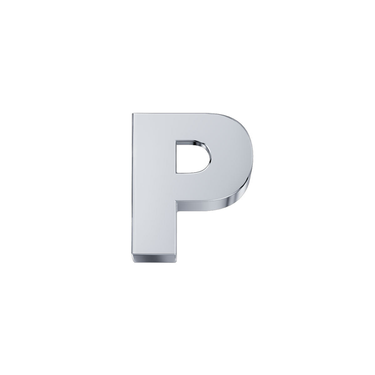 Elemento lettera P in oro bianco Elements (DonnaOro) – DCHFP3320