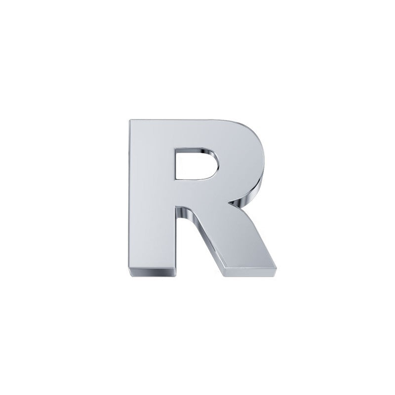 Elemento lettera R in oro bianco Elements (DonnaOro) – DCHFR3320