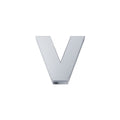 Elemento lettera V in oro bianco Elements (DonnaOro) – DCHFV3320