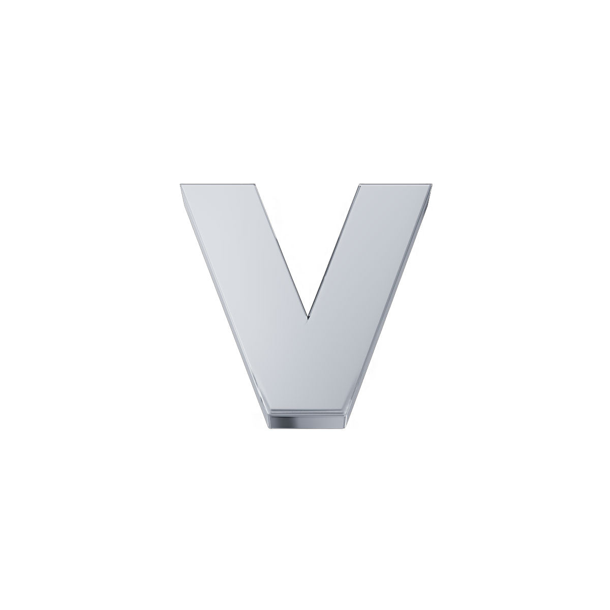 Elemento lettera V in oro bianco Elements (DonnaOro) – DCHFV3320