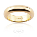 Fede classica da 10 grammi fascia stretta in oro giallo