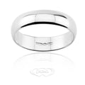 Fede Mantovana in oro bianco 18 kt (FM5 OB)