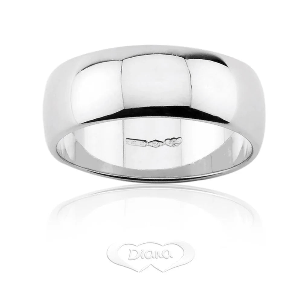 Fede Mantovana in oro bianco 18 kt (FM8 OB)