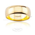 Fede Mantovana in oro giallo, (FM8 OG) - larghezza cm0,70.