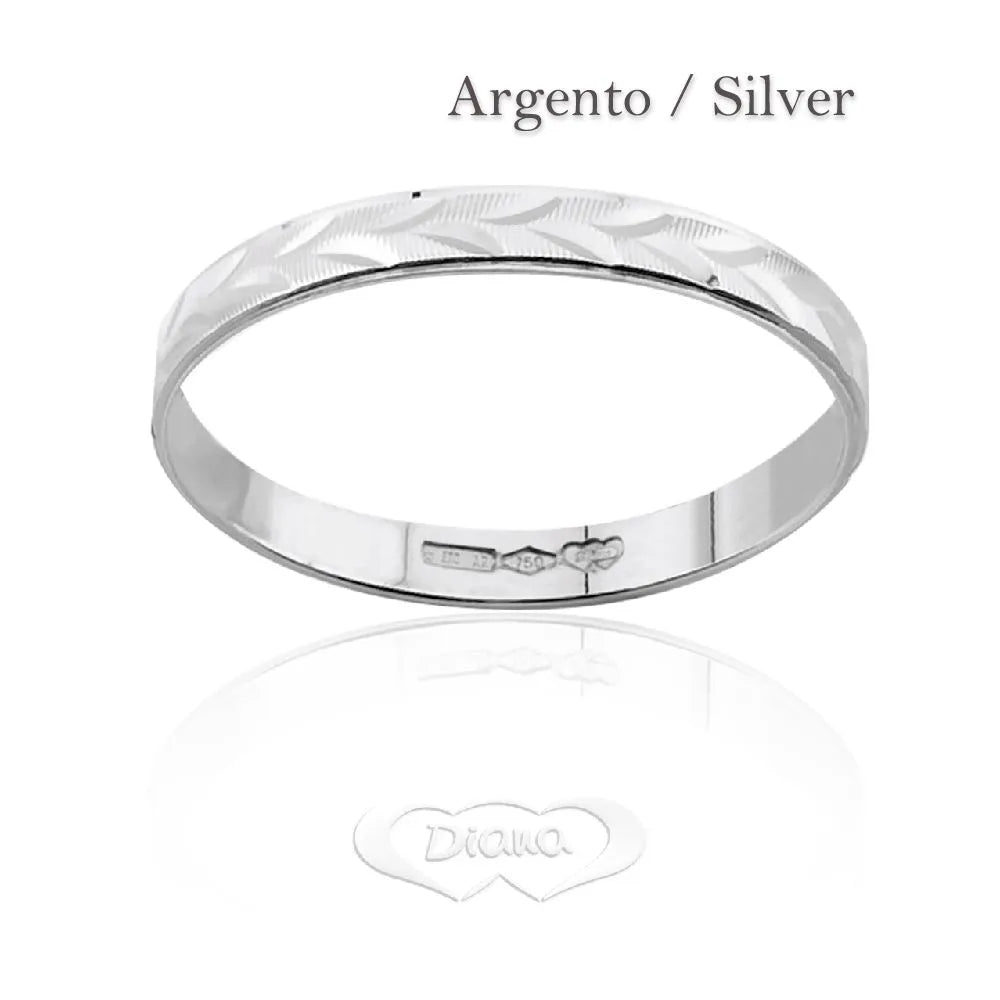 Fedina Unisex lucida e satinata in argento 925 FD188L2