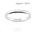 Klassischer schlichter Unisex-Ring aus 925er Silber