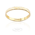 Ring glänzend und satiniert aus Gelbgold (FD188L2OG)