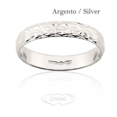 Bague facettée de type neige en Argent 925 unisexe FD185 M4 B