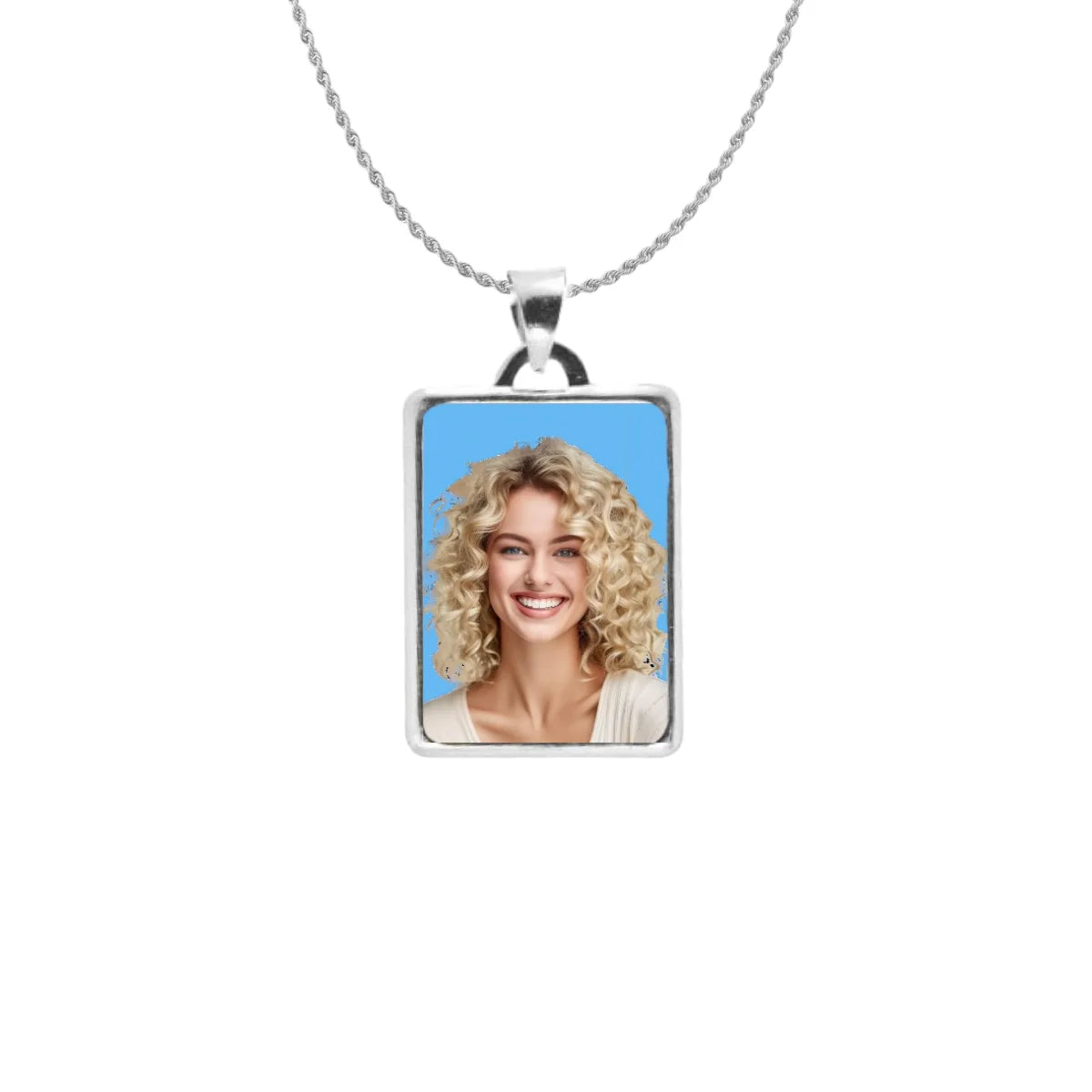 Fotomedaglia Personalizzata in Oro 18kt a Colori