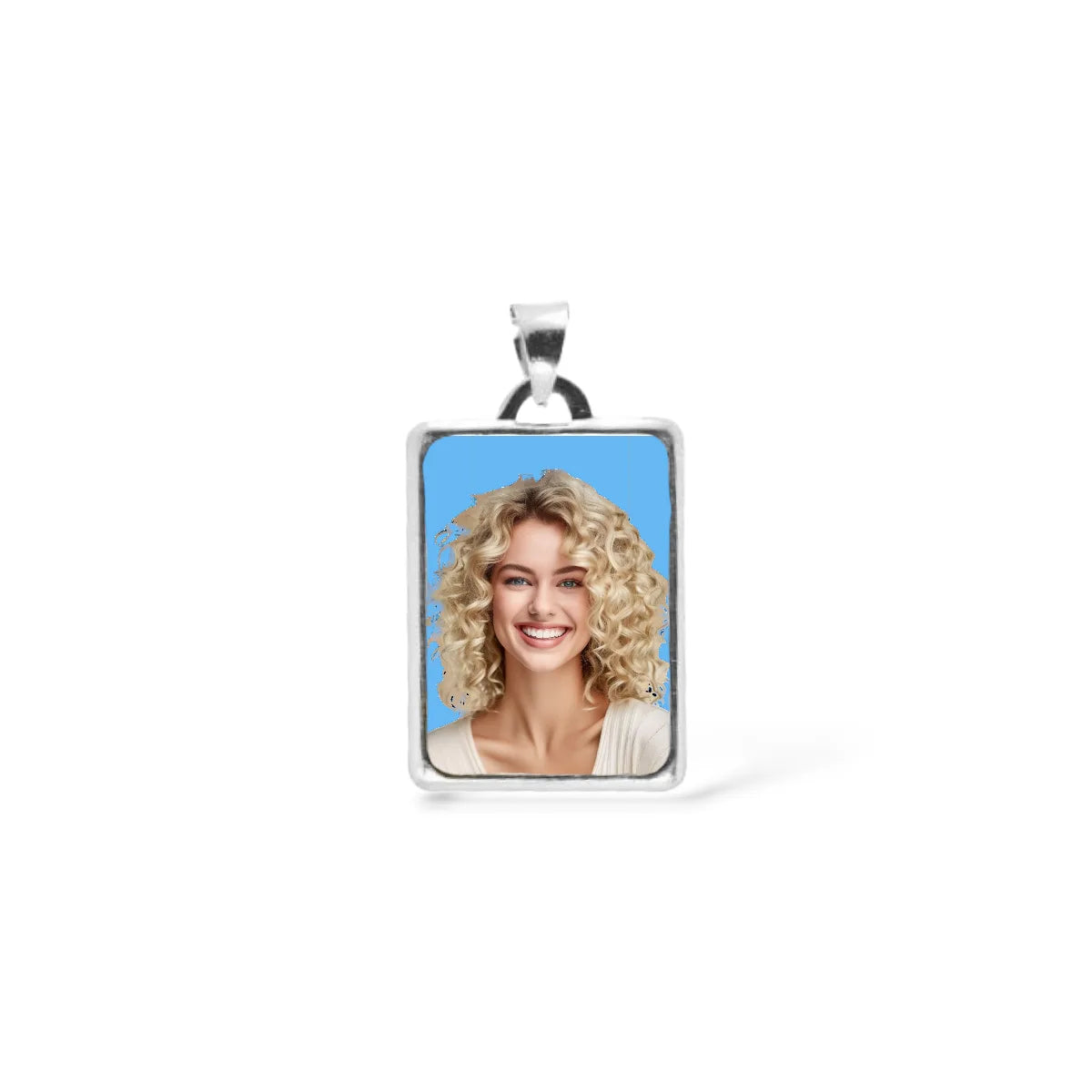 Fotomedaglia Personalizzata in Oro 18kt a Colori