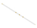 Bracciale di perle Kioto chiusura in oro giallo e sfere dorate