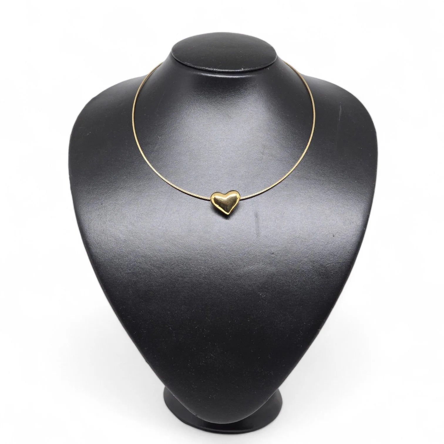 Girocollo donna in oro giallo 18 kt con pendente cuore