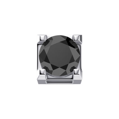 Griffe 0,05 ct en or blanc et diamant noir Donnaoro Elements DCHF3303.005