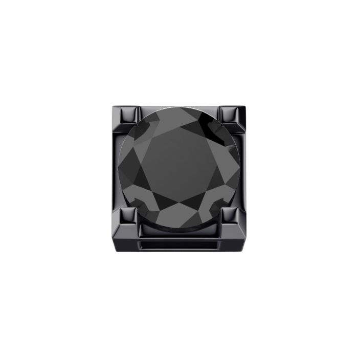 Griffe in brüniertem Gold mit schwarzem Diamanten Elements DonnaOro DCHF3471.005