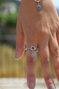 Anello con cuore by OGM Acciaio e Dorato 18KT