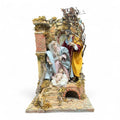 Scultura in Terracotta della Sacra Famiglia Presepiale Arte Natalizia