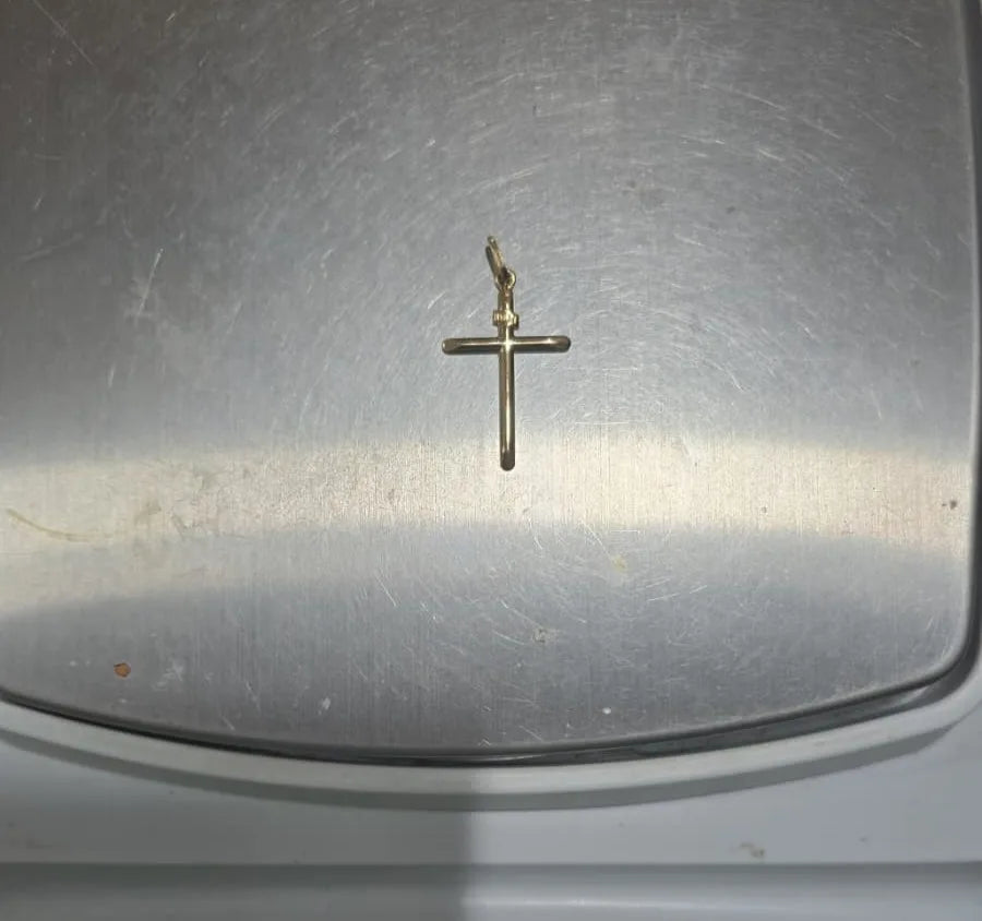 Orecchini e Croce in Oro Giallo 18kt
