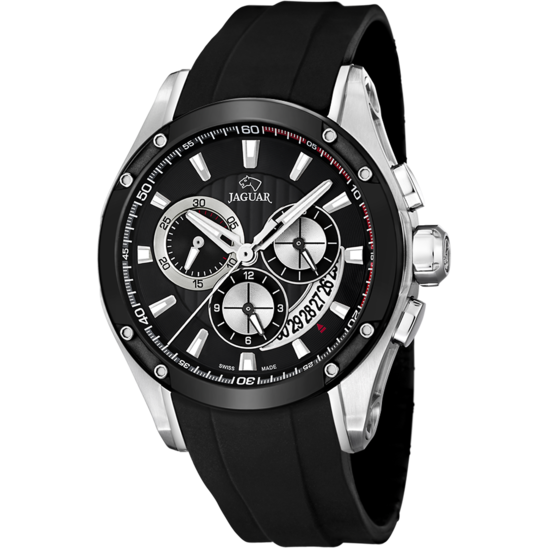 Jaguar orologio uomo cronografo J688/1 cinturino in gomma nero