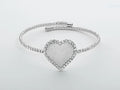 Kiara bracciale donna con cuore in ottone e cristalli KBRD1730B