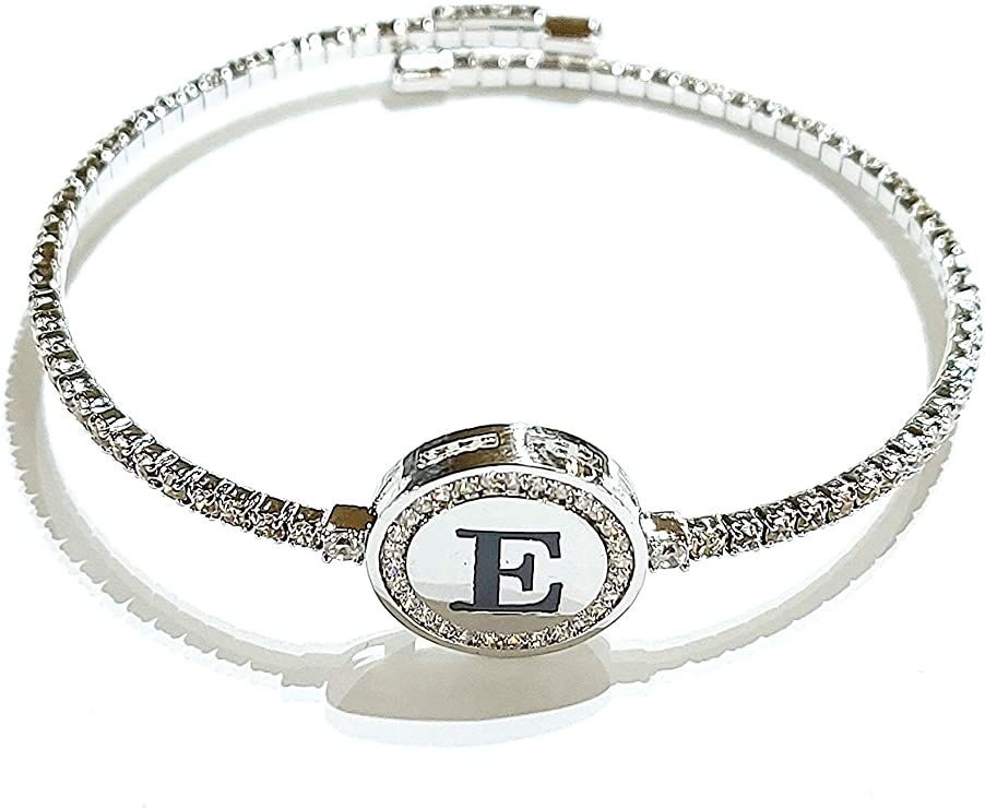 Kiara bracciale donna lettera E kbrd1711b-e