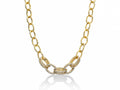 Kiara Damen-Halskette aus vergoldetem Messing Collier-Design KCLD3931G