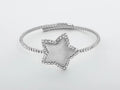 Kiara design bracciale donna in ottone e cristalli stella KBRD1732B