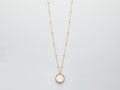 Kiara design collana donna con cerchio in ottone KCLD3918G